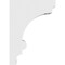 Ekena Millwork Standard Diane Architectural Grade PVC Corbel, 5"W x 10"D x 14"H CORP05X10X14DIA - alternate 3